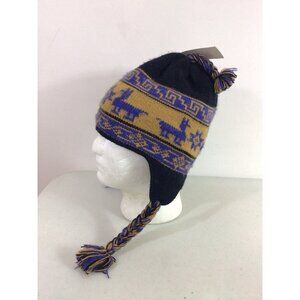 Burton Wool Hat Beanie Ear flaps Mens One Size New